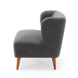 Comfort Pointe Vesper Boucle Accent Chair Grey
