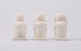 Lilys Set Of 3 Wise Monkeys White Marble 8012-W