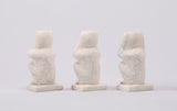 Lilys Set Of 3 Wise Monkeys White Marble 8012-W