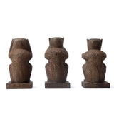 Lilys Bluestone Set Of 3 Wise Monkeys 8012