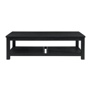 New Pacific Direct Tiburon Coffee Table - Modern Acacia Wood Design In Sleek Brushed Black Finish For Stylish Living Rooms Alto Black  801214-434-npd