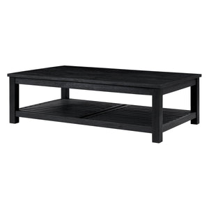New Pacific Direct Tiburon Coffee Table - Modern Acacia Wood Design In Sleek Brushed Black Finish For Stylish Living Rooms Alto Black  801214-434-npd