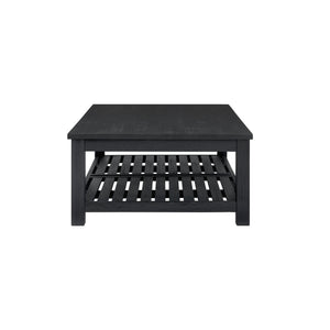 New Pacific Direct Tiburon Coffee Table - Modern Acacia Wood Design In Sleek Brushed Black Finish For Stylish Living Rooms Alto Black  801214-434-npd