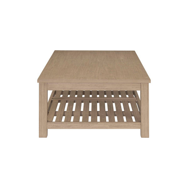 New Pacific Direct Tiburon Coffee Table - Modern Acacia Wood Design In Sleek Brushed Black Finish For Stylish Living Rooms Drifted Sand  801214-ds-npd