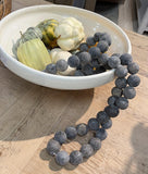 Lilys Approx. 30" Long Rustic Onix Gray Beads 8014-Gray