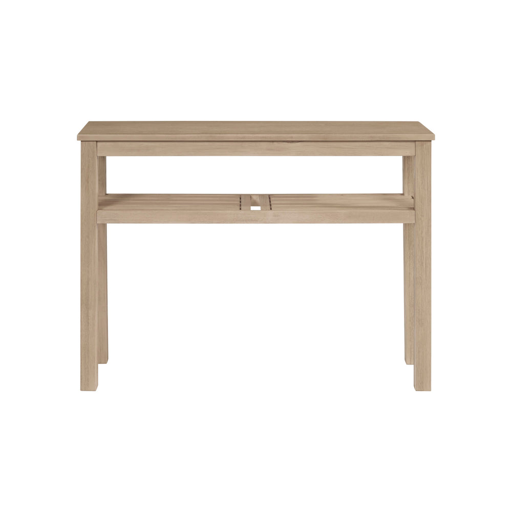 New Pacific Direct Tiburon Console Table w/ Shelf Drifted Sand 43 x 13 x 31