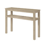New Pacific Direct Tiburon Console Table w/ Shelf Drifted Sand 43 x 13 x 31