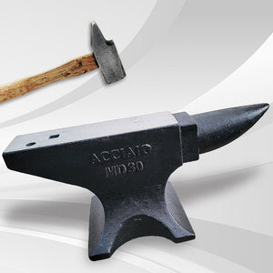 English Elm Single Horn Cast Steel Anvil 66lb Hardened Forge Tool for Blacksmith Metalsmith Work W3213P453347