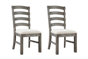 English Elm Wallace & Bay - Brown Upholstered Dining Chairs Set Of 2 - Rustic Elegant Design With Solid Wood Frame & Comfort B2709P212363-GIGA