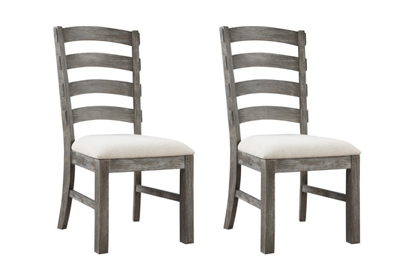 English Elm Wallace & Bay - Brown Upholstered Dining Chairs Set Of 2 - Rustic Elegant Design With Solid Wood Frame & Comfort B2709P212363-GIGA