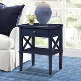 Comfort Pointe Marta Midnight Blue Nightstand Midnight Blue