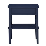 Comfort Pointe Marta Midnight Blue Nightstand Midnight Blue