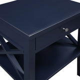 Comfort Pointe Marta Midnight Blue Nightstand Midnight Blue