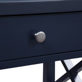 Comfort Pointe Marta Midnight Blue Nightstand Midnight Blue