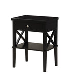 Marta Black Nightstand