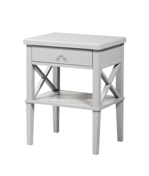 Comfort Pointe Marta Dove Gray Nightstand Dove Gray