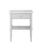 Comfort Pointe Marta Dove Gray Nightstand Dove Gray