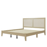 Christopher Knight Home® - Noble House - - Solid Wood Platform California King Bed With Rattan