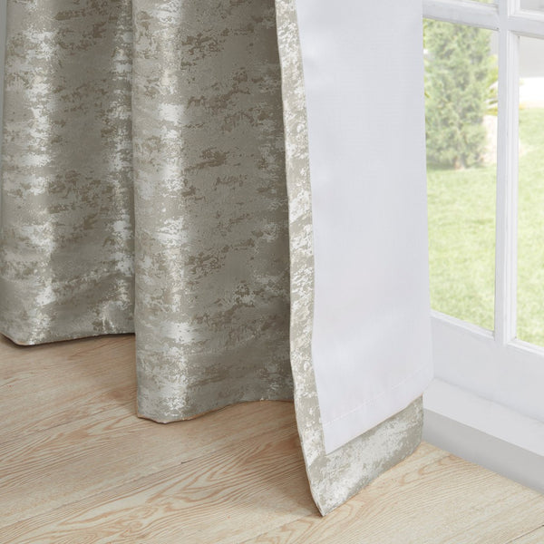 English Elm Jacquard SunSmart Cassius Total Blackout Curtain Panel with Marble Sheen, Noise-Reducing, Energy-Saving Privacy Multicolor 3.05 L x 10.63 W x 12.2 H B03599815