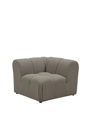 VIG Furniture Divani Casa Juniper - Modern Grey Fabric Modular Corner Seat VGEV2888-CORNER-GRY