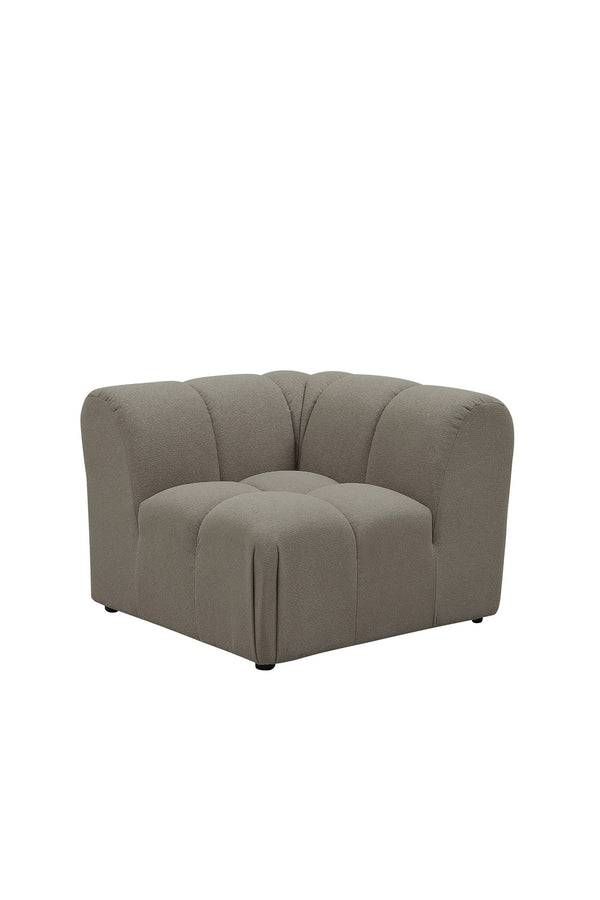 VIG Furniture Divani Casa Juniper - Modern Grey Fabric Modular Corner Seat VGEV2888-CORNER-GRY