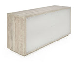 VIG Furniture Nova Domus Roma - Modern Faux Travertine + Gold Dresser VGAN-ROMA-DRS