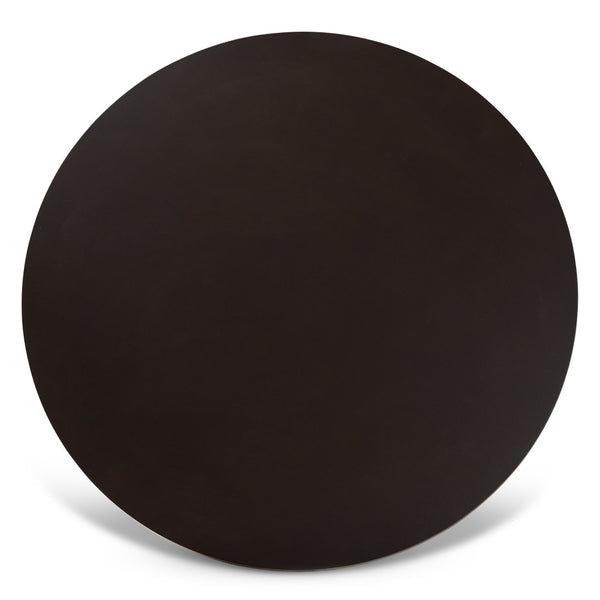 Baxton Studio Baxton Morigan 5-Piece Modern Dining Set with Circular Table & Upholstered Chairs for Stylish Dining Morigan-Sand/Dark Brown-5PC Dining Set