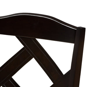 Baxton Studio Baxton Studio Set of 2 Modern Beige Upholstered Dining Chairs with Dark Brown Legs for Style & Comfort RH133C-Dark Brown/Sand-DC