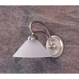 7'' Wide 1-Light Mini Pendant - Satin Nickel with Satin Glass 8027/1 Elk Lighting