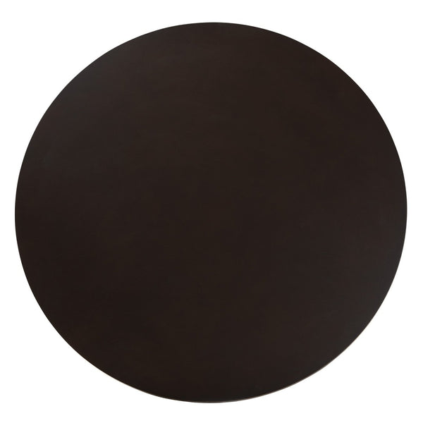 Baxton Studio Baxton Modern 5-Piece Dining Set: Dark Brown Faux Leather & Espresso Wood for Elegant Dining Spaces Bruna-Dark Brown-5PC Dining Set