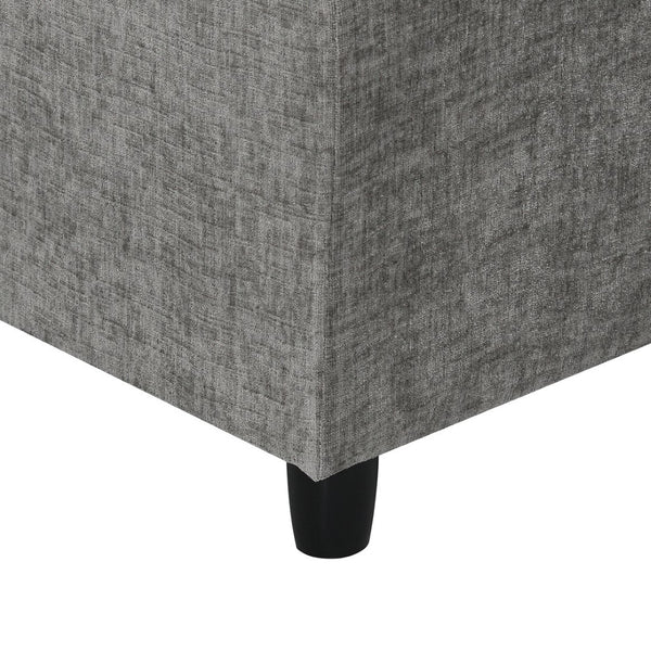 English Elm [new Sku] Chenille Modular Sectional Sleeper Sofa with Ottoman Six Seat U Shape Living Room Gray N723S8583G