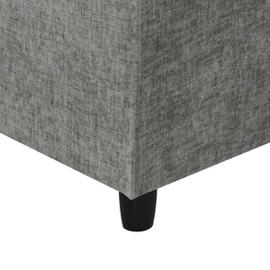 English Elm [video Modular Cloud Sectional Sofa Chenille Six Seat Sleeper with Ottoman for Living Room Gray N723S9583G