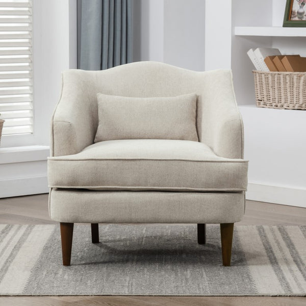 Comfort Pointe Fenton Upholstered Arm Chair Sea Oat