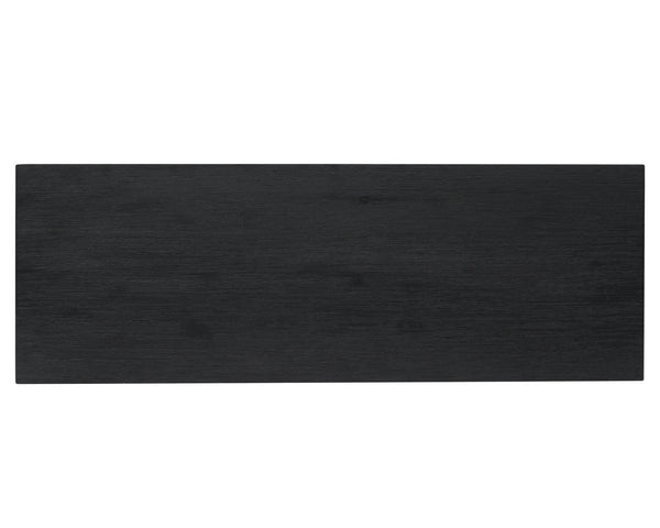 New Pacific Direct Tiburon Tv Bench - Sleek Brushed Black Acacia Wood Design For Modern Media Storage Solutions Alto Black  803516-434-npd