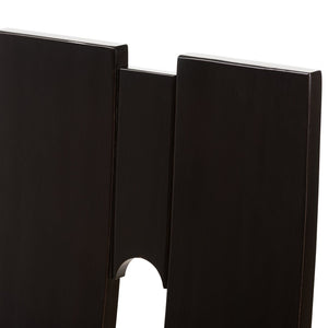 Baxton Studio Baxton Studio Alani Set of 2 Modern Dark Brown Faux Leather Dining Chairs with Supportive Backrest RH5509C-Dark Brown-DC