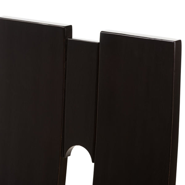 Baxton Studio Baxton Studio Alani Set of 2 Modern Dark Brown Faux Leather Dining Chairs with Supportive Backrest RH5509C-Dark Brown-DC