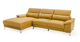 VIG Furniture Divani Casa Sura - Modern Camel Leather Left Facing Sectional Sofa VGBNS-1812-CML-LAF