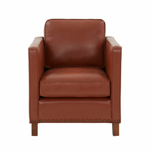 Comfort Pointe Cheshire Top Grain Leather Arm Chair Caramel