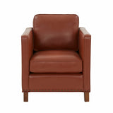 Comfort Pointe Cheshire Top Grain Leather Arm Chair Caramel