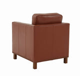 Comfort Pointe Cheshire Top Grain Leather Arm Chair Caramel