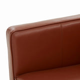 Comfort Pointe Cheshire Top Grain Leather Arm Chair Caramel