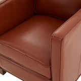 Comfort Pointe Cheshire Top Grain Leather Arm Chair Caramel