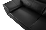 VIG Furniture Divani Casa Grange - Modern Black Leather Sofa Set VGBNS-2116-SET-BLK