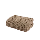 Madison Park Chenille Chunky Knit Casual Throw MP50-8236 Brown