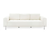 VIG Furniture Divani Casa Schmidt - Modern Off White Fabric Sofa + 2 Chairs VGKK-KF.7020-SET-OFWHT