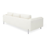 VIG Furniture Divani Casa Schmidt - Modern Off White Fabric Sofa + 2 Chairs VGKK-KF.7020-SET-OFWHT