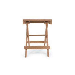 English Elm Riverstone Recycled Hdpe Folding Outdoor Bistro Table Weatherproof Patio Balcony Teak B2745P409700