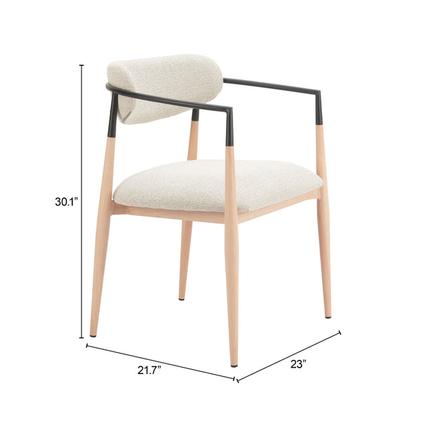 Zuo Modern Equinox Armless Dining Chair Set Of 2 - Stylish Modern Design For Elegant Hospitality Spaces Gray 100% Polyester,Steel 110853-zuo-modern