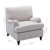 Comfort Pointe Clarendon Arm Chair Oatmeal