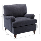 Comfort Pointe Clarendon Arm Chair Navy